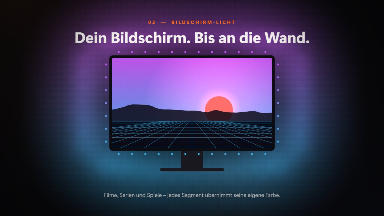 Bildschirm-Licht